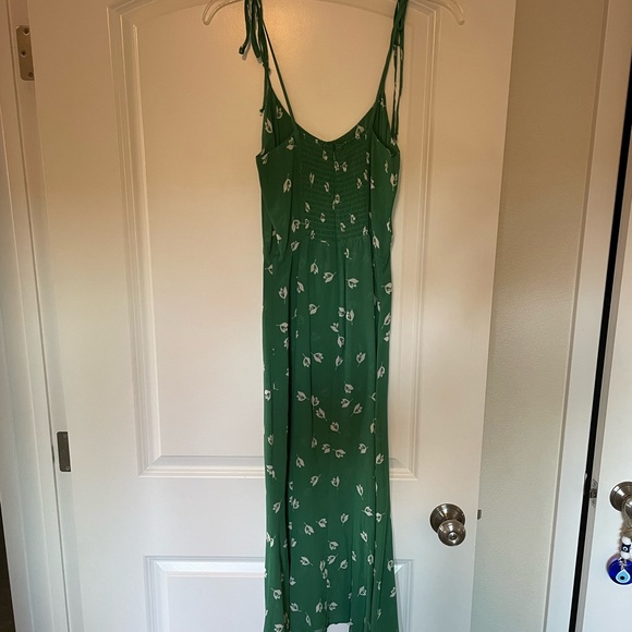 Reformation nectar dress - green slip dress - Picture 6 of 8